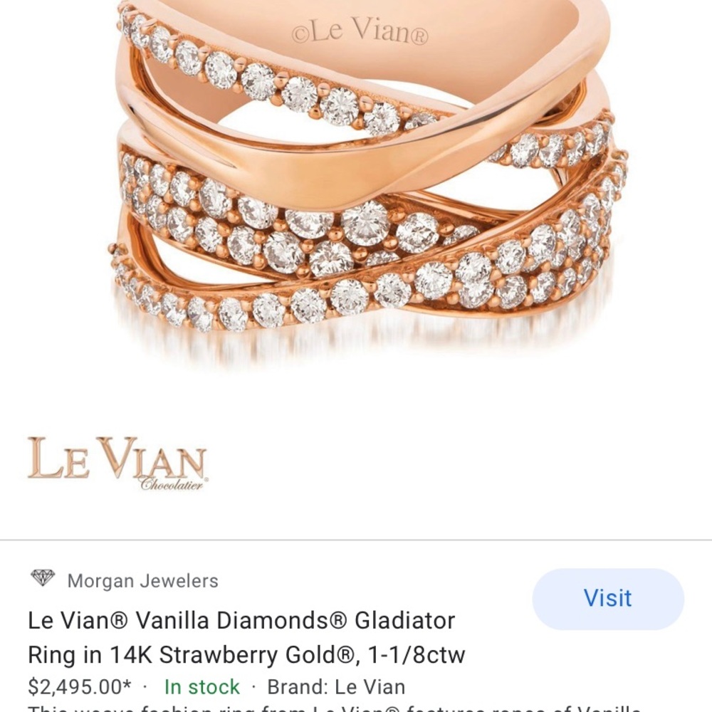 LeVian gladiator ring